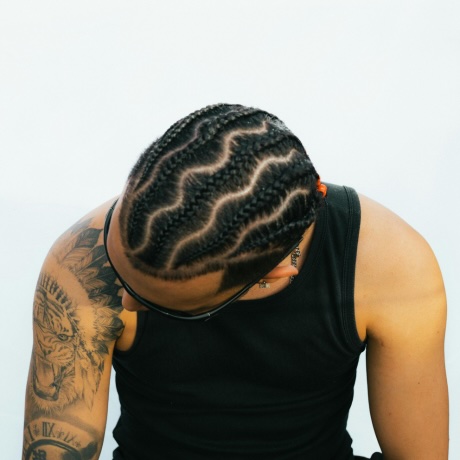 Black man with braids