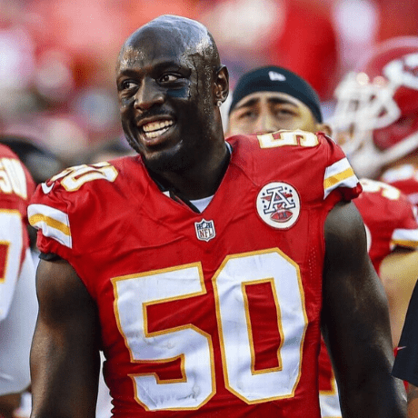 Justin Houston shaved head bald NFL players