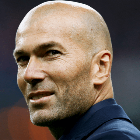 Zinedine Zidane bald footballers