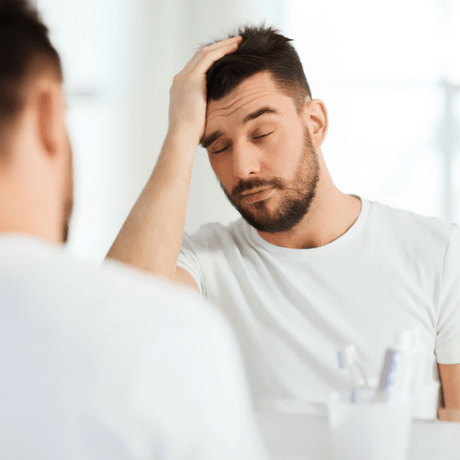 bald men are less fussy when getting ready
