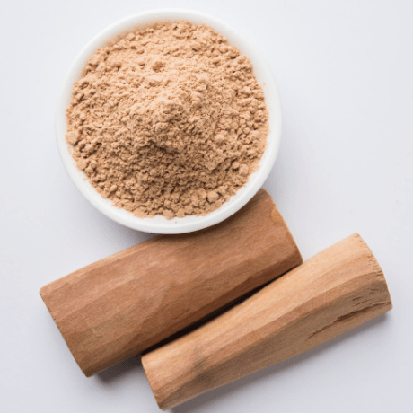 Sandalwood aromatic wood powder form