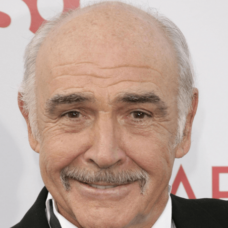 Sean Connery with no hair
